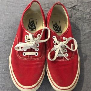 Red Classic Vans